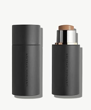 Westmans Ateliers Mini Face Contour Stick, Hydrating Cream Formula, Natural Neutral Undertones Biscuit - Cool Beige Coffee