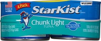 StarKist Chunk Light Tuna in Water - 5 oz Can (Pack of 4)
