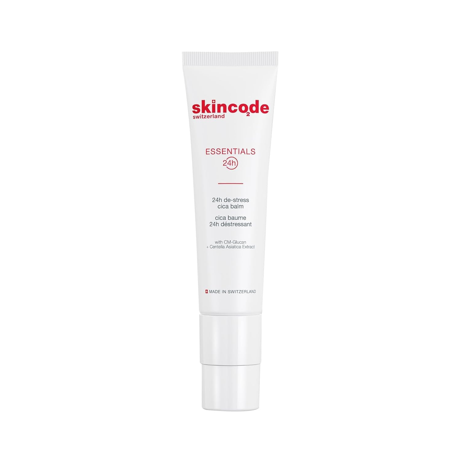 Skincode 24H De-Stress Comfort Balm | Cica, Cm-Glucan, Red Algae, Hyaluronic Acid, Shea Butter | Hydrating Skin Care Face Moisturizer, Face Lotion | Fragrance-Free, Vegan & Cruelty-Free Face Care 50Ml