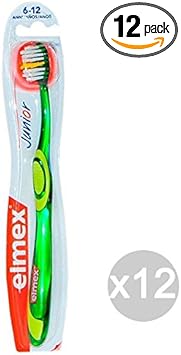 Set Of 12 Elmex Toothbrush Children 6-12 Junior Hygiene And Toothcare