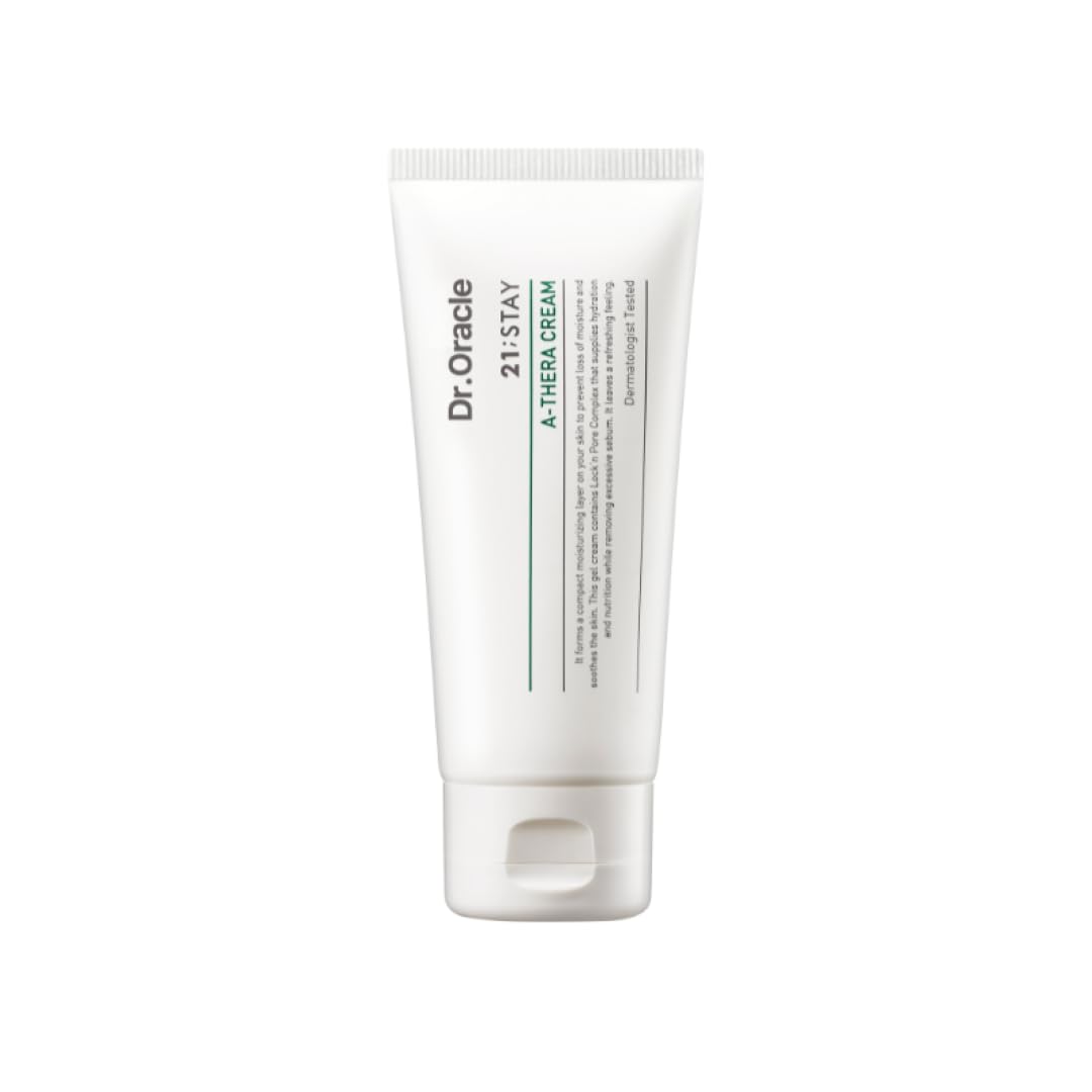 Dr. Oracle 21 Stay A-Thera Cream Gel – Lightweight Gel Moisturizer For Oily, Sensitive Skin, Non-Comedogenic, Korean Skincare, Dermatologist Tested, 1.69 Fl. Oz