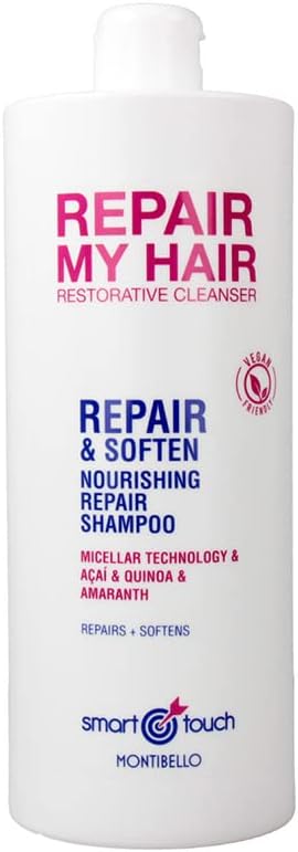 Montibello Smart Touch Repair My Hair Restorative Cleaner - Smart Touch Repair & Soft Champú 1000 Ml
