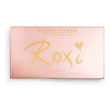 Makeup Revolution X Roxxsaurus Highlighter & Contour Palette, Sculpt, Define & Illuminating Makeup Palette, 8 Shades, Vegan & Cruelty Free, 8 X 0.052 Oz