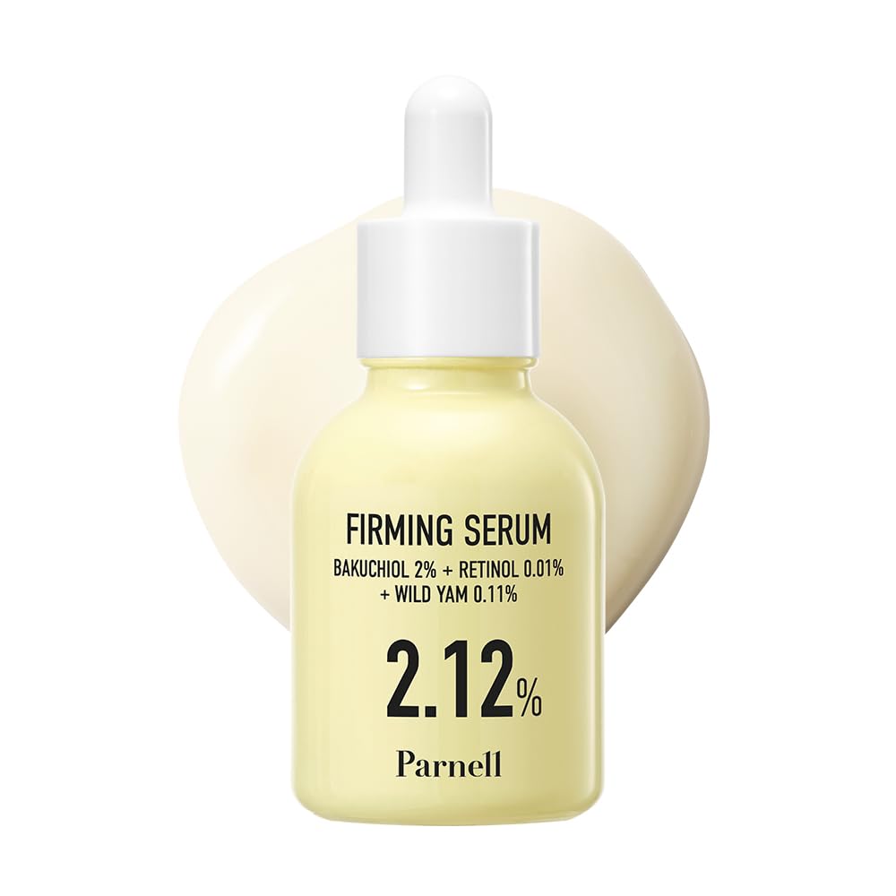 Parnell Bakuchiol + Retinol + Wild Yam 2.12% | 30Ml / 1.01 Fl.Oz. | Firming Serum, Anti-Aging Serum, Korea Skin Care, Korea Beauty