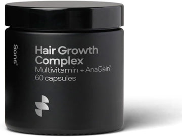 Sons Hair Growth Supplement - Multi-Vitamin Supplement & Minerals with Anagain, Marine Collagen & Biotin - Natural Ingredients to Promote Healthier Hair, 1 Month (60 Capsules). Made in Europe : Amazon.co.uk: Beauty