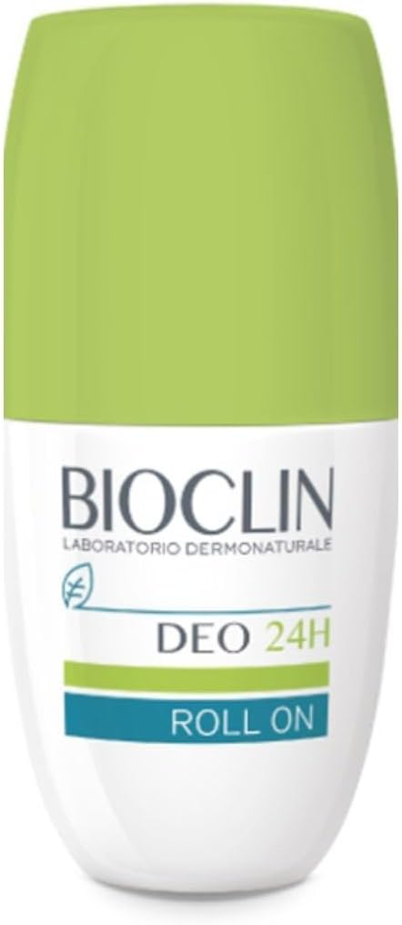 Bioclin Deo 24H - Deodorante Roll On Pelli Sensibili Delicata Profumazione, 50Ml