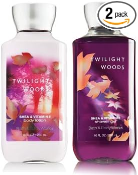 Bath & Body Works Twilight Woods Set Of Body Lotion 236 Ml + Shower Gel 295 Ml (2-Pc Bundle)