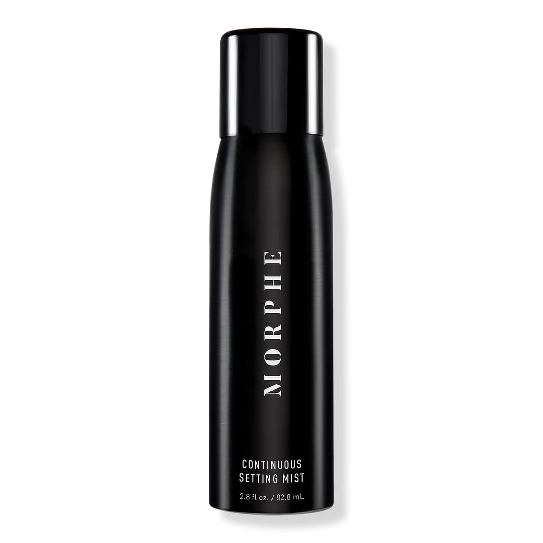 Morphe Continuous Setting Mist - Micro-Fine Makeup Setting Spray With A Natural Radiant Finish - Helps Makeup Resist Caking Or Fading & Increases Wear Of Foundation (2.8 Fl Oz)