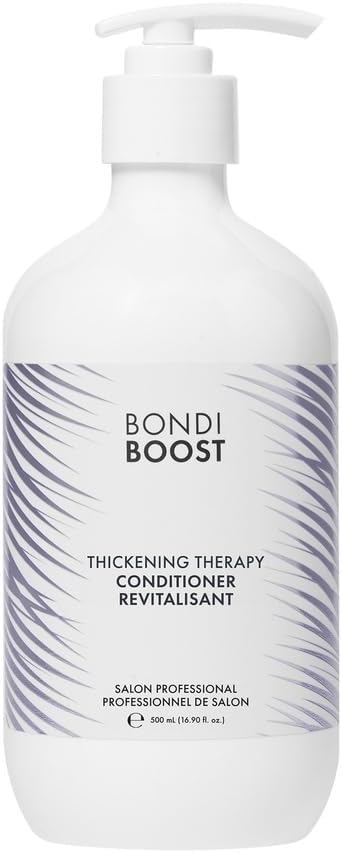 Bondiboost Thickening Therapy Volumising Conditioner - Silicone-Free, Aloe-Based Formula With Hyaluronic Acid & Biotin For Plumped Strands & Density - Vegan & Cruelty-Free, 300Ml