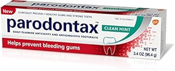 Parodontax Clean Mint Daily Toothpaste, 3.4 oz. Per Tube (3 Pack) : Health & Household