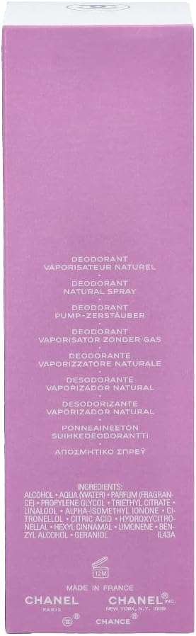Chance Chanel Eau Tandre Women'S Deodorant 100 Ml