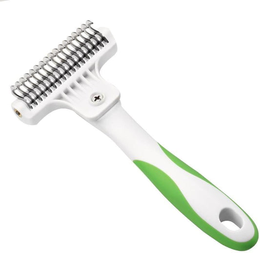 Andis 65760 Deshedding Tool for Cats & Dogs - Reduces Shedding up to 90% - Quick & Clean Grooming - Skin-Friendly Dematting brush with Non-Slip Rubber Handles