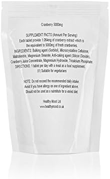 Cranberry Juice High Strength Extract Salicylic Acid 30 Tablets Immune System Prevent Urinary Tract infections HEALTHY MOOD UK :Health & Personal Care