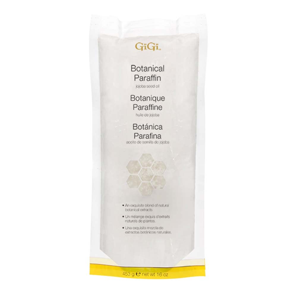 Gigi Botanical Paraffin Wax Refill With Jojoba Oil – Block For Hands & Feet, Moisturizing Spa-Grade For Paraffin Bath & Therapy Machine, 16 Oz