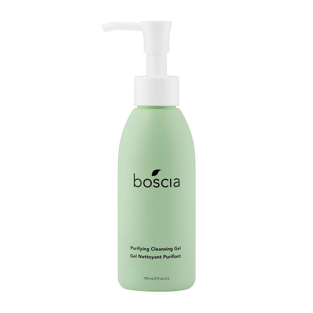 Boscia Purifying Cleansing Gel - Vegan, Cruelty-Free, Natural And Clean Skincare | Daily Natural Purifying Deep Cleansing Gel Face Cleanser, 5 Fl Oz