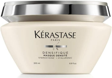 Kérastase Densifique Femme, Thickening & Volumising Hair Mask, For Fine & Limp Hair, With Hyaluronic Acid, Gluco Peptide & Ceramides, Masque Densité, 200Ml