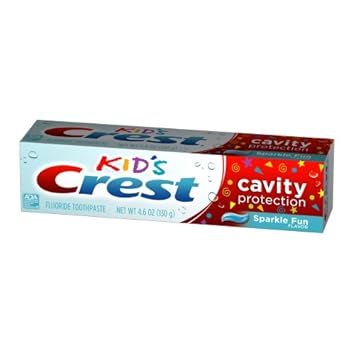 Crest Kid'S Crest, Fluoride Anticavity Toothpaste, Sparkle Fun Flavor, 4.6-Ounce Tube