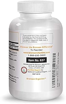 Bronson Vitamin D3 2,000 IU (1 Year Supply) for Immune Support, Healthy Muscle Function & Bone Health, High Potency Organic Non-GMO Vitamin D Supplement, 360 Tablets