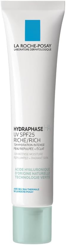 La Roche-Posay Hydraphase Uv Riche Moisturising Cream For Dehydrated Sensitive Skin Prone To Dryness 40Ml