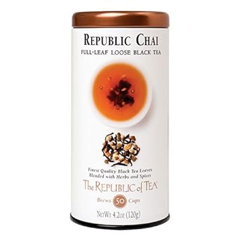 The Republic Of Tea Black Full-Leaf Loose Tea (Republic Chai Black, 4.2 Oz)
