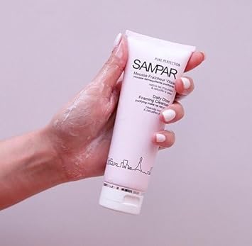 Sampar - Daily Dose Foaming Cleanser - Face Wash - Essential Oils Purifying Make-Up Remover - Cleanses Impurities And Detoxifies The Skin - Daily Foaming Cleanser : Beauty & Personal Care