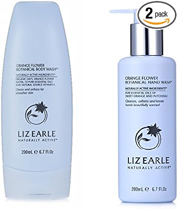 Liz Earle Orange Flower Botanical Body Wash And Hand Wash