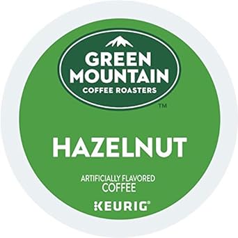 Green Mountain Coffee Roasters Hazelnut Coffee, Keurig Single-Serve K-Cup pods, Light Roast, 96 Count (4 Packs of 24)