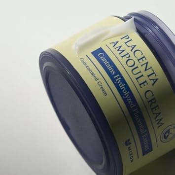 Mizon Placenta Ampoule Cream With Lavander Oil Niacinamide Adenosine Free Of Parabens Korean Skincare (1.69 Fl Oz) : Beauty & Personal Care