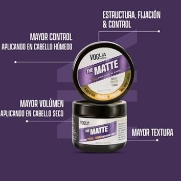 Voglia Men Pomade Matte For Beard And Hair 100G