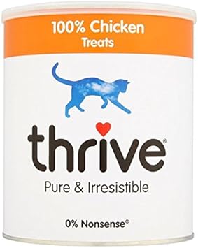 Thrive 100% Chicken Cat Treats MaxiTube 200 g : Amazon.co.uk: Pet Supplies