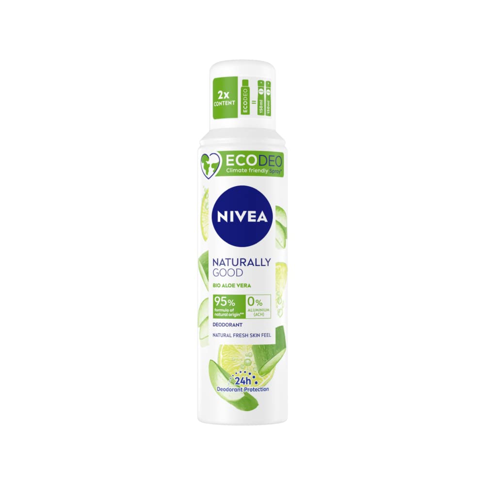 Nivea Naturally Good Deodorant Protection 24H With Aloe Vera Bio Spray 125 Ml