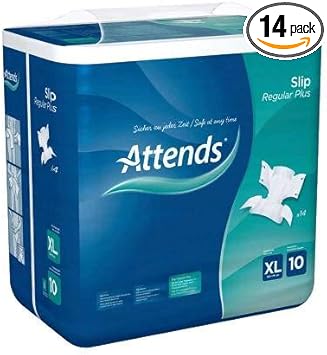 Attends Slip Regular Plus 10 Extra Large Pack Of 14