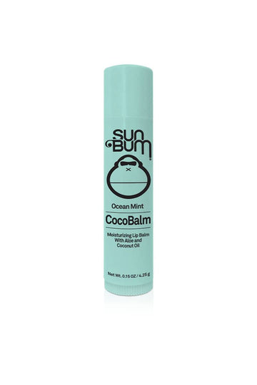 Sun Bum Ocean Mint Cocobalm | Hydrating Lip Balm With Aloe | Hypoallergenic, Paraben Free, Silicone Free,| 0.15Oz Stick