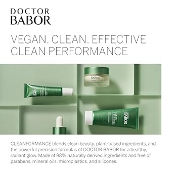 BABOR CLEANFORMANCE Deep Cleansing Pads, Calm Skin and Reduce Redness While Improving Fine Lines and Wrinkles, Infused with Centella Extract to Balance and Hydrate Complexion, 20 Sheets : Beauty & Personal Care