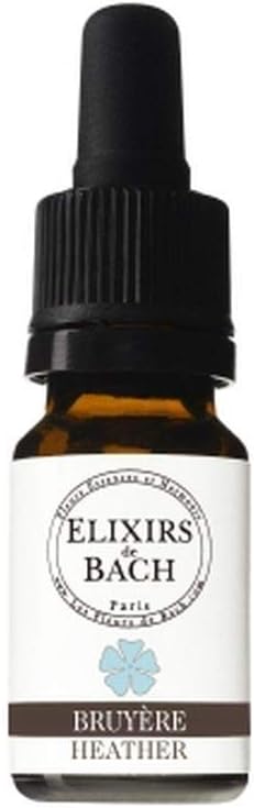 Elixirs & Co - Unitaire Bach Flowers Elixir - Heather No. 15 - Les Fleurs De Bach - Natural Remedy - Well-Being - Vegan - Organic - 100% Natural - Made In France - 10 Ml