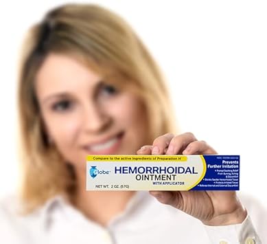 Hemorrhoidal Ointment w/Applicator, Phenylephrine HCl, Petrolatum, Mineral oil, Relief from Burning, Itching and Discomfort of Hemorrhoids, 2 Ounce Tube : Health & Household