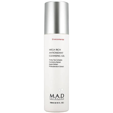 M.A.D Skincare Environmental Mega Rich Antioxidant Facial Cleansing Gel 6.75 Oz