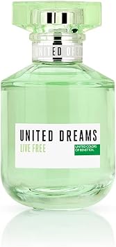 Benetton - United Dreams Live Free, Eau De Toilette - Long Lasting - Femenine, Fresh And Dynamic Fragance - Floral, Fruity And Citrus Notes - Ideal For Day Wear - 50 Ml