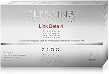 Labo Growing Follicular Islands Link Beta-4 Hair Fall Treatment 2100 Man 20+20 Vials