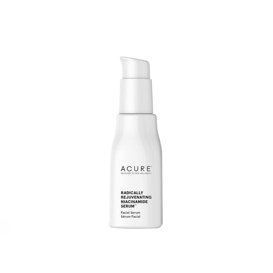 Acure Radically Rejuvenating Niacinamide Serum - Facial Anti-Aging Support Serum With Niacinamide, Hemp Seed Oil & Zinc Pca - Reduce Fine Line, Wrinkle & Minimize Pimple Or Breakout - 100% Vegan -30Ml