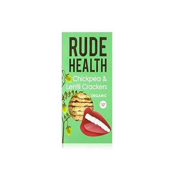 Rude Health Organic Chickpea And Lentil Crackers, 120G : Grocery & Gourmet Food