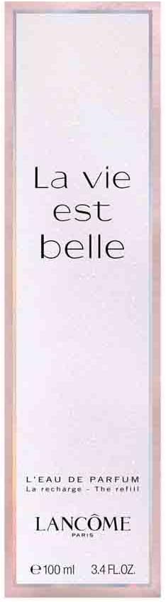 Lancôme La Vie Est Belle Eau De Parfum - Long Lasting Fragrance With Notes Of Iris, Earthy Patchouli, Warm Vanilla & Spun Sugar, Floral & Sweet Women'S Perfume, 100Ml Refill