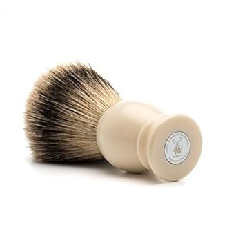 Mühle Sophist Black Resin Chrome Silvertip Badger Shaving Brush : Beauty & Personal Care
