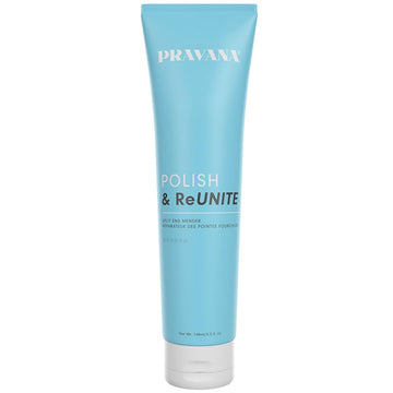 Pravana Polish & Reunite Split End Mender | Lightweight Styling Cream | Improves Smoothness, Manageability, Shine | Hydrolyzed Oat Protein Tames Frizz & Smooths Hair | 5.2 Oz
