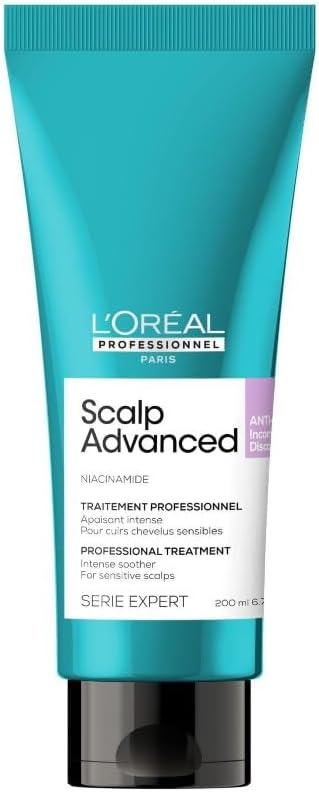 L'Oréal Professionnel Scalp Advanced Anti-Discomfort Professional Hair Treatment, For Sensitive Scalps, Serie Expert, 200 Ml