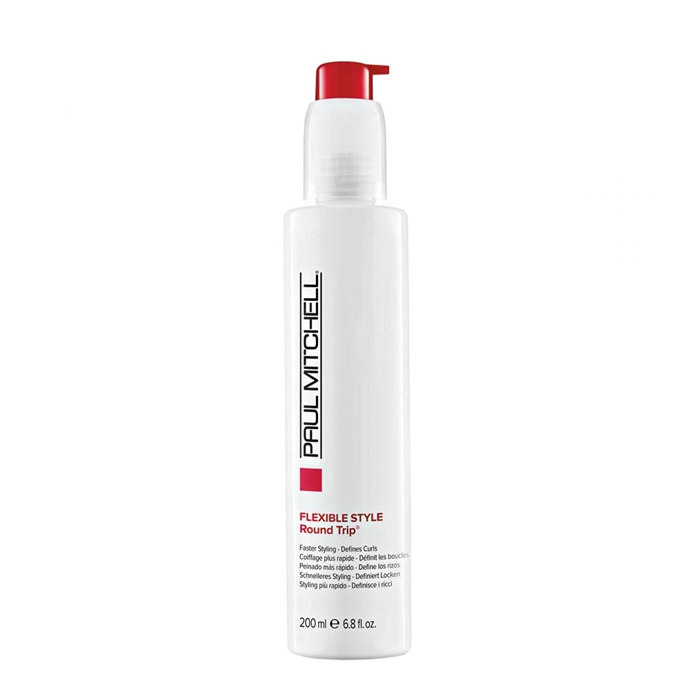 Paul Mitchell Round Trip Curl Defining Serum, Reduces Drying Time For Faster Styling, For Wavy + Curly Hair, 6.8 Oz