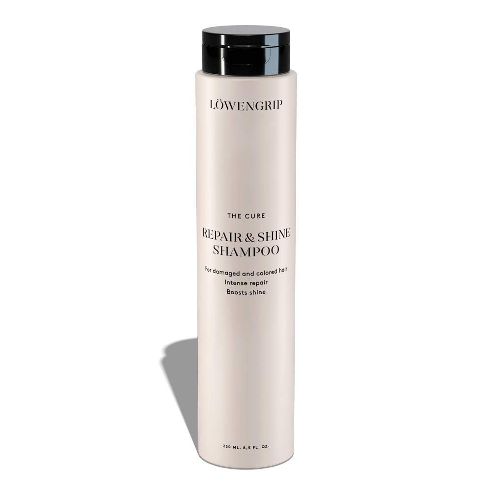 Löwengrip The Cure Repair & Shine Shampoo - Wheat Protein & Castor Oil. Adds Shine, Volume. Nourishes, Moisturizes & Repairs Chemically Treated Hair. Sweden'S Fastest Growing Beauty Brand - 250 Ml : Beauty & Personal Care