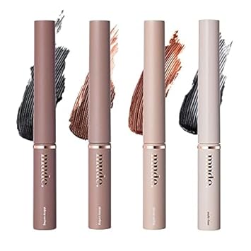 Mude Inspire Skinny Curling & Multi-Fixer Volumizing Curling Mascara For Dramatic Lashes Smudge-Proof Water-Proof Stays On All Day (01 Black)