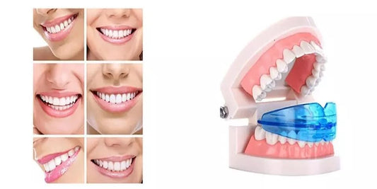 Children's Dental Appliances: Orthodontic Braces, Alignment Trainers, and Whitening Mouthpieces for Straightening Teeth