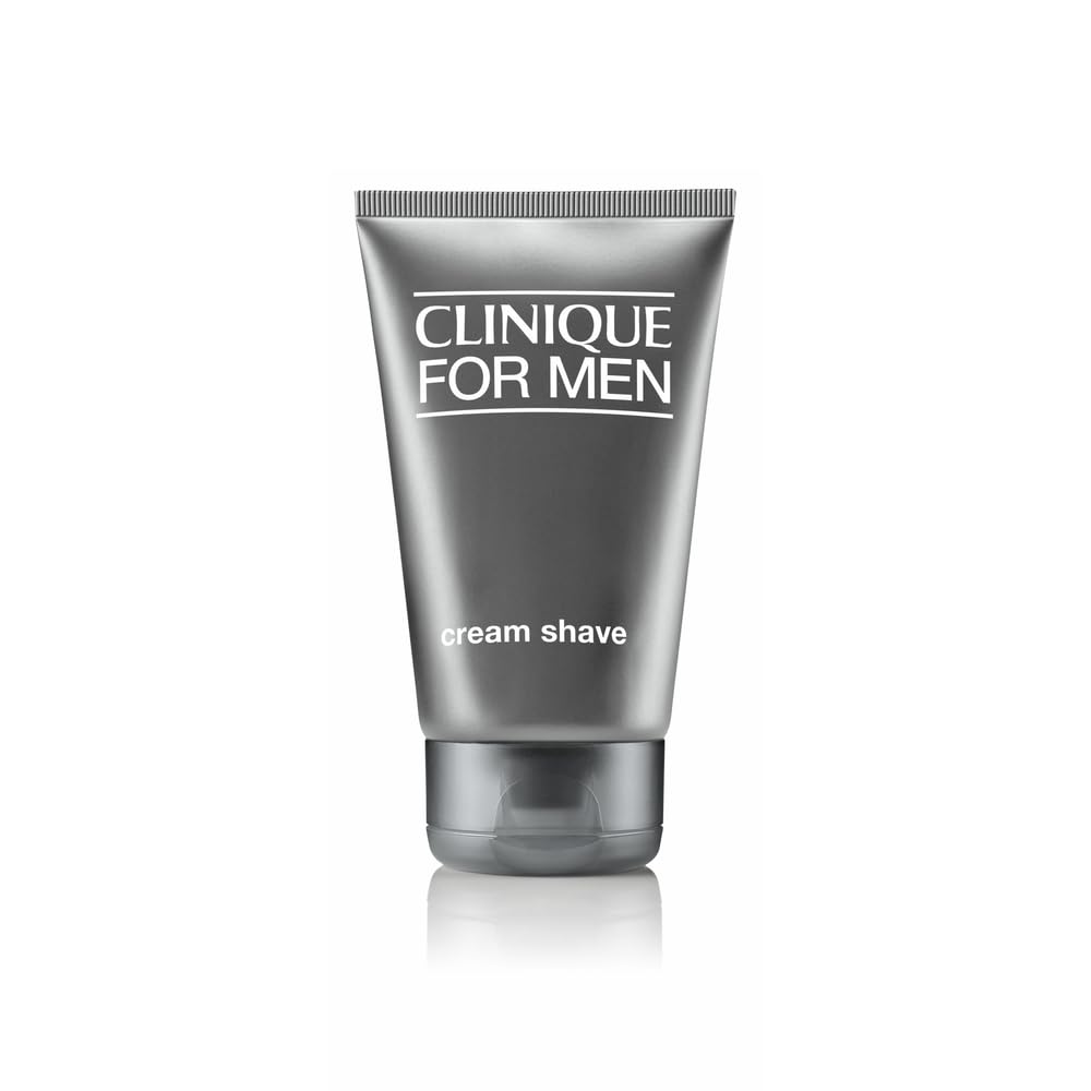 Clinique For Men Cream Shave | Rich Dry Skin Formula | Hydrating | Softens Beard + Soothes, 4.2 Fl Oz